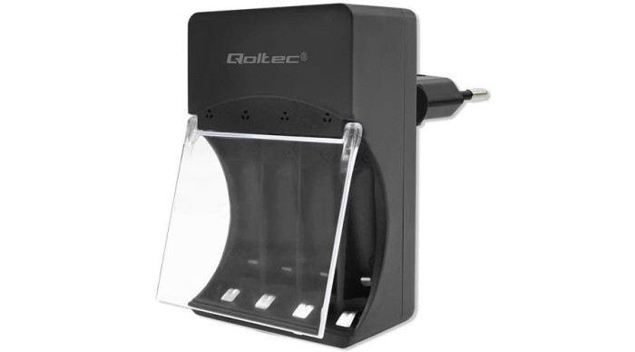 Qoltec Incarcator baterie pentru Ni-MH tip R03 AAA R6 AA
