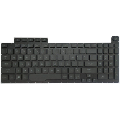 Tastatura Laptop Gaming, Asus, ROG Strix Scar 17 G732. G732L, G732LV, G732LW, G732LXS, 0KNR0-6817US00, iluminata RGB 20 pini, layout US foto