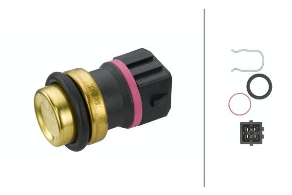 HELLA 6PT 013 113-261 senzor,temperatura lichid de racire
