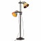 Lampa de podea cu 2 abajururi, multicolor, E27 - 3