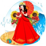 Sticker educativ - Zana Vara - 125x125 cm