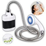 Cumpara ieftin Dus Portabil cu Pompa Electrica pentru Camping &ndash; Rezervor 20L, Debit Reglabil, Alimentare USB, Furtun 2 m, Cap Dus cu Comutator, Ideal pentru Drumetii