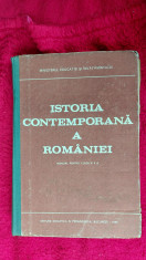 Istoria contemporana a Romaniei Manual pentru clasa a X-a an 1988 foto