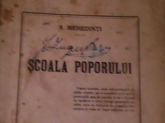 SCOALA POPORULUI-S. MEHEDINTI-199 PG- foto