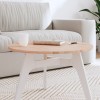 VidaXL Blat de masă rotund, &Oslash;60x1,5 cm, lemn masiv de fag 355909