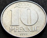 Cumpara ieftin Moneda 10 PFENNIG - RD GERMANA / Germania Democrata, anul 1971 *cod 957, Europa, Aluminiu