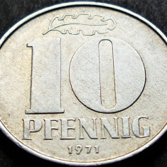 Moneda 10 PFENNIG - RD GERMANA / Germania Democrata, anul 1971 *cod 957