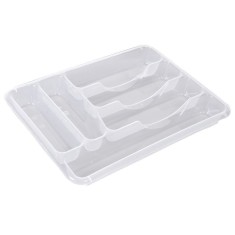 Suport tacamuri plastic, transparent, 6 compartimente, 40 x 30 x 4, 5 cm foto