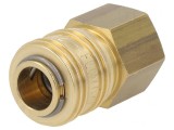 Conector rapid alamă 35bar cu etanșare NBR