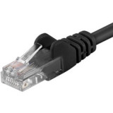Cablu retea UTP cat.6 Negru 0.25m, sp6utp002c, Oem