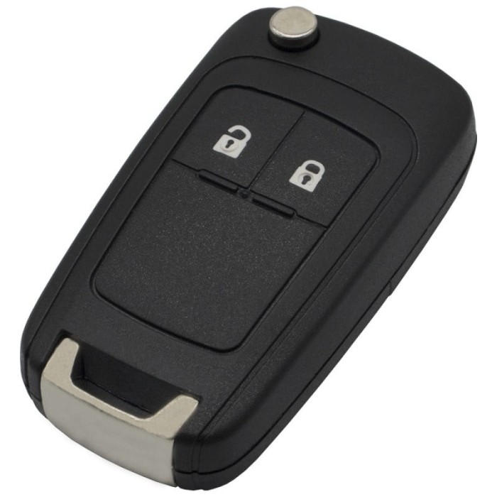Carcasa Cheie Auto Techstar&reg; Chevrolet, Vauxhall, 2 Butoane