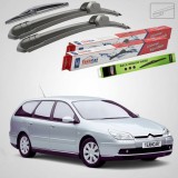 Cumpara ieftin Ștergătoare Citro&euml;n C5 Break Gen 1 (DE) Estate 2003-2004 | Set Față și Spate Flat &ndash; TeamCar&reg;
