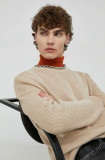 Marc O&#039;Polo pulover de bumbac barbati, culoarea bej