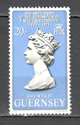 Guernsey.1978 25 ani incoronarea Reginei Elisabeth II GG.20 foto