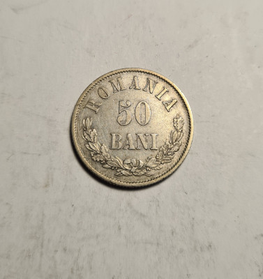 50 bani 1873 Piesa Frumoasa foto