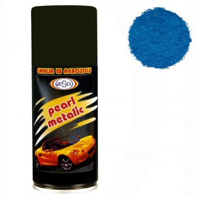 Spray vopsea metalizat Albastru 454A 150ML Kft Auto foto