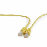 PATCH CORD UTP GEMBIRD Cat5e, cupru-aluminiu, 0.25 m, galben, AWG26, &amp;quot;PP12-0.25M/Y&amp;quot; (timbru verde 0.08 lei)
