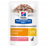 Cumpara ieftin Hill&#039;s Prescription Diet Feline C/D Salmon, 85 g