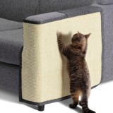 Protectie impotriva zgarieturilor pentru Pisici, 50x70 cm, Sisal, Gri, 47363.02, Navaris