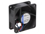 Ventilator axial DC 12VDC 60x60x25mm 55,5m3/h 43dBA - Bilă