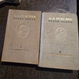 Opere Alese Vol I II A.S. Puschkin 1954 Carti Beletristica