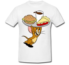 Tricou &amp;quot; Jerry steals food &amp;quot; foto