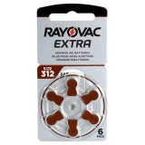 BATERIE AUDITIVA RAYOVAC 312 BLISTER 6 BUC