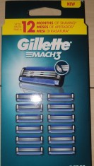 Set ECONOMIC rezerve Gillette Mach3 nou