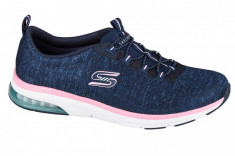 Pantofi pentru adidași Skechers Skech-Air Edge Brite Times 104057-NVPK albastru marin foto