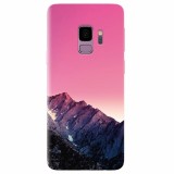 Husa silicon pentru Samsung S9, Mountain Peak Pink Gradient Effect