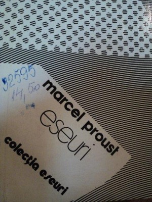 ESEURI-MARCEL PROUST BUCURESTI 1981 foto