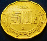 Cumpara ieftin Moneda 50 CENTAVOS - MEXIC, anul 2007 * cod 3443, Europa