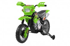 Motocicleta electrica pentru copii Enduro 30W | 6V #Verde foto