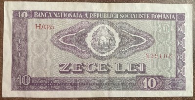 B11 17 - Bancnota foarte veche - Romania - 10 lei - emisiune 1966 foto