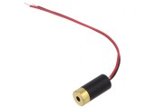 Modul Laser Roșu 0,75mW 650nm 3-12VDC