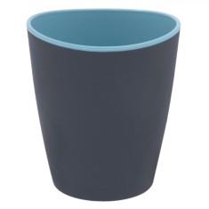 Pahar Plastic, Model 350ml, Culoare Turcoaz-Gri, Capacitate 0,35L
