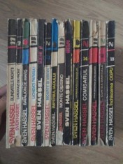 SERIE INTEGRALA SVEN HASSEL, 14 VOLUME (COTOARE USOR RUPTE, INTERIOR OK)-SVEN HASSEL-267176 foto