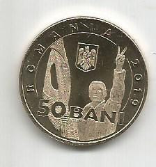 No(4) moneda-ROMANIA- 50 bani 2019- Revolutia romana din decembrie1989` foto