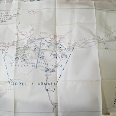 Harta. Schita nr.25, 1916, primul razboi mondial, detalii in descriere