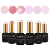 Cumpara ieftin Set 6 Rubber Base 10ml LUXORISE, Princess Charm