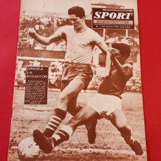 Revista "SPORT" nr.3/1962 PETROLUL Ploiesti; rugby Grivita