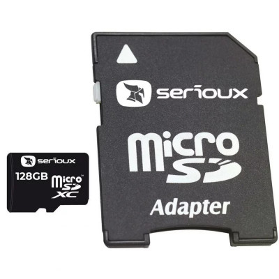 Card memorie cu adaptor microSDXC 128GB Serioux SFTF128AC10 foto