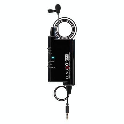 Microfon lavalieră dublă LENSGO LYM-DM2, clip-on pentru DSLR / Smartphone foto