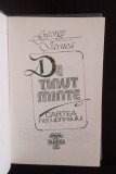 George Tarnea - De ținut minte - cartea conține dedicație si autograf