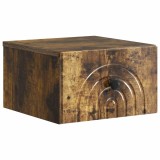 vidaXL Dulap de noapte suspendat Stejar fumuriu 33 x 34,5 x 20 cm 898095