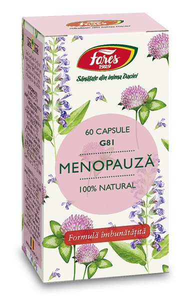 MENOPAUZA (formula imbunatatita) 60cps FARES