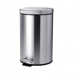 Cos de gunoi cu pedala, cilindric, Strend Pro Easyhome SB-430, inox, 3 L