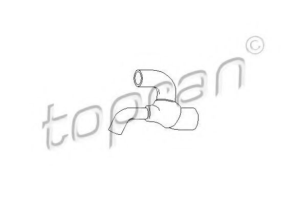 Furtun radiator OPEL VECTRA C GTS (2002 - 2016) TOPRAN 206 658