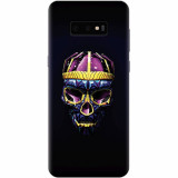 Husa silicon pentru Samsung Galaxy S10 Lite, Colorfull Skull