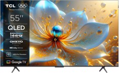 Televizor TCL QLED 55T8C, 139 cm, Smart Google TV, 4K